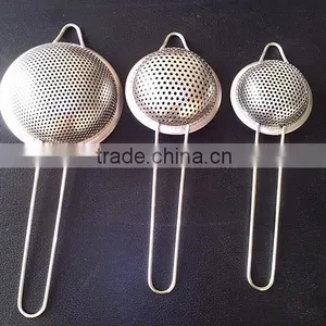 Highly Polished Satin-finished 18/10 Stainless Steel Kitchen Utensils Skimmer Integrated Hanging Loop S63 thumbnail-2
