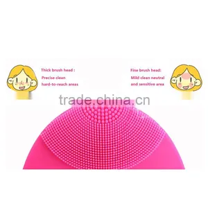 Wholesale Bathroom Use Face Body Skin Electric Deep Cleaning Massage Face Exfoliator Brush thumbnail-3