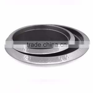 2016 Latest Stocked Stainless Steel Serving Tray With Anti Slip Silicon Mat thumbnail-3