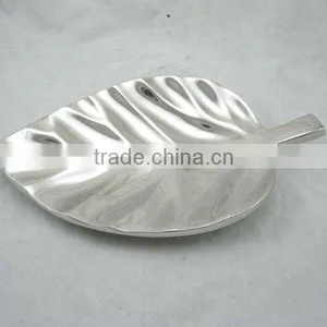 Polished Aluminum Dish thumbnail-1