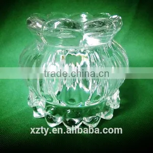 100 ml Lotus Lotus Lotus Shaped Recycled Crystal Wax Empty Container Decorative Candle Holder thumbnail-5