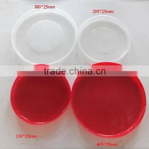 Chicken Feed Tray/poultry Feeding Tray/chick Feed Tray/round Plastic Feed Tray thumbnail-1