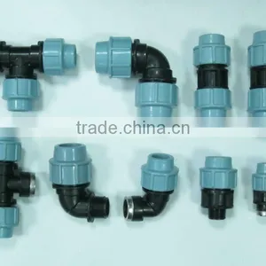 PP FITTINGS FOR PE PIPE( ADAPTOR& ELBOW& TEE) thumbnail-1