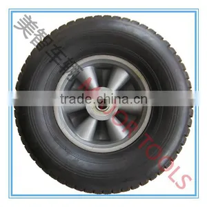 10"X3.3"semi Pneumatic Rubber Wheel thumbnail-2