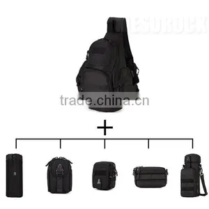 Heavy Duty Tactical Military Daypack Sling Chest Pack Bag Large Shoulder Bag thumbnail-5