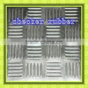 Checker Runner Rubber Flooring 3mm Thickness Anti Slip Five Checker Rubber Mats thumbnail-1