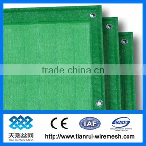 100% Virgin HDPE Green Horizontal Construction Safety Net thumbnail-1