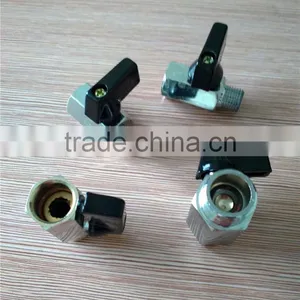 Female Ball Valve , Brass Chrome-plated Small Valve , Use for Air , Water ,oil thumbnail-2