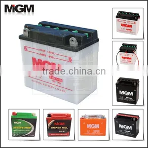 12N7-4B Motorcycle Battery thumbnail-1