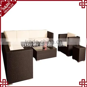 S&D Cheap Poly Rattan Furniture With Cushion, Garden Art Furniture thumbnail-2