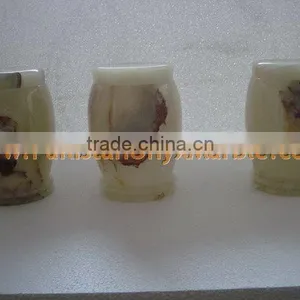 NICE & SHINE Hot Sale Popular URNS ONYX MARBLE HANDICRAFTS thumbnail-1