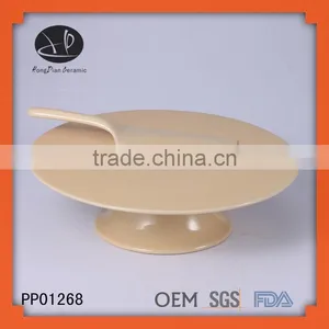 Hot Sale Ceramic Cake Stand With Shovel,2016 New Design All Size Stoneware Wedding Cake Stand,wholesale Cake Stands,ceramic Cake thumbnail-1