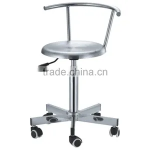 Stainless Steel Lab Stool Chair thumbnail-3