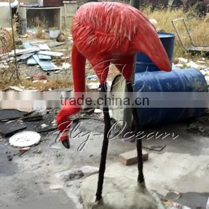 FO-FS08 Fiberglass Darden Decorative Flamingo Sculpture thumbnail-2