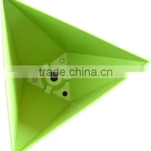Biodegradable Colorful Plastic Flower Pots Eco Plant Fiber Pots thumbnail-2