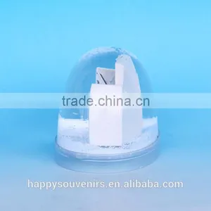 High Quality Resin Castle Souvenir Plastic Snowball thumbnail-3