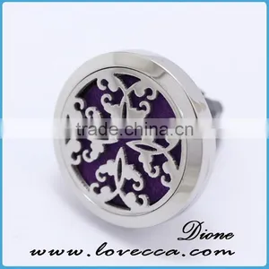 Factory Wholesale Stainless Steel Aromatherapy Locket Necklace thumbnail-2