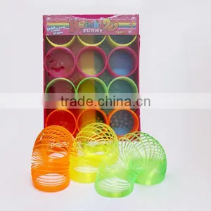 Plastic Rainbow Spring Toys Educational Classic Toys for Kids/promotional Toys Raibow Circle thumbnail-1