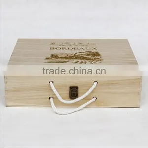 2016 Fashion High Quality Natural Wooden Wine Storage Rack thumbnail-2