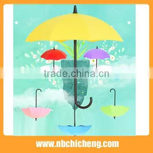 Umbrella Wall Mount Hook Key Holder Storage Stand Hanging Hooks For Bathroom Wall Shelf thumbnail-3