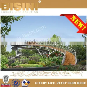 Landscape Bridge for Public Garden, Customized Decorative Footbridge, Botanical Garden Landscape Pedestrian Bridge(BF08-Y10001 thumbnail-1