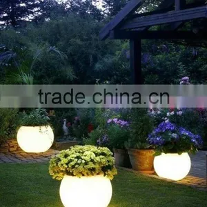 Illuminated LED Flower Pot/RGB Color Changing Flower Pot,plastic Flower Pot thumbnail-1