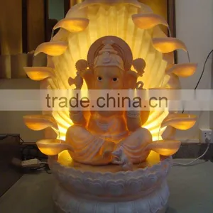 Wholesale Resin Water Features Fountain Lord Ganesh Statue for Sale thumbnail-3