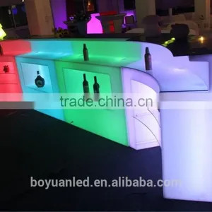 Outdoor Design Modern LED Illuminated Bar Counter Plastic thumbnail-2