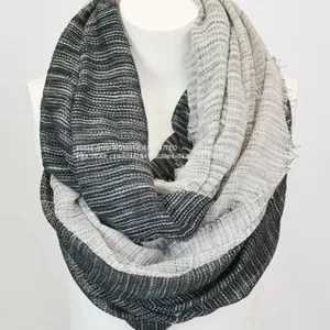 Soft Lightweight Spring Autumn Infinity Loop Circle Scarf Factory thumbnail-3