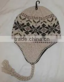 Jacquard Helmet With Plait and Blanket Stitch thumbnail-1