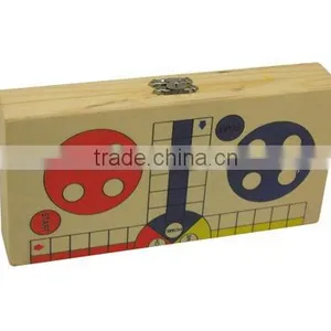 Wooden Ludo Game Set thumbnail-1