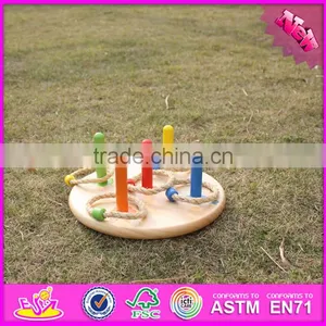 2017 Top Fashion Outdoor Garden Children Wooden Quoits for Sale W01A182-S thumbnail-4