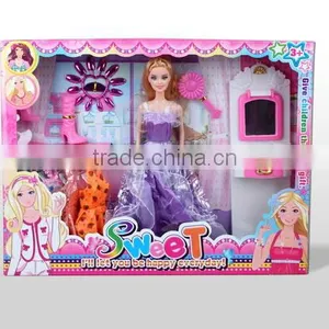 Dress up Fun ABS 11.5" Plastic Doll for Kids With EN71 thumbnail-1