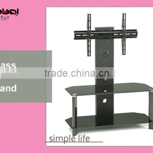 Modern Design Furniture Bracket Mount Glass Metal Plexiglass TV Stand thumbnail-1