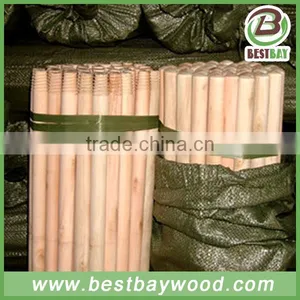 120*2.2cm Natural Wooden Broom Stick thumbnail-2