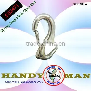 Stainless Steel Spring Snap Hook Open End thumbnail-3