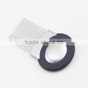 High Quality Stainless Steel Potato Tomato Onion Slicer Holder With Odor Remover thumbnail-2