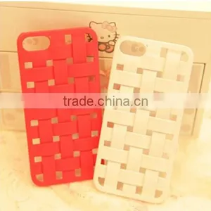 Knit Lines Hollow Out Mobile Phone Hard Case for Iphone thumbnail-1