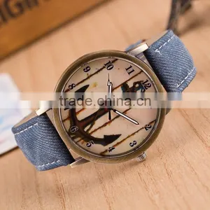 Wholesale Factory Price Free Sample Classical Wristwatch Leather Strap Men's Watch thumbnail-2