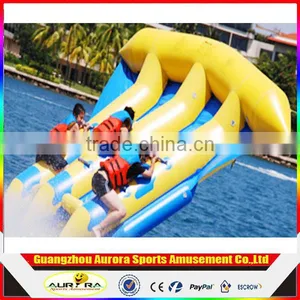 Factory Directly Professional Inflatable Summer Water Sports Flying Fish Towable Water Sports Game Products For Sale thumbnail-1