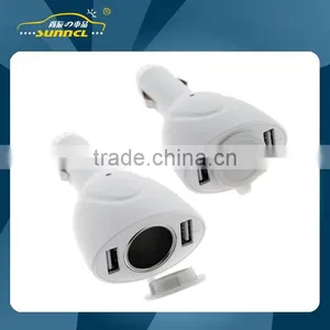 2015 CE Approval Car Charger Cigarette Lighter Adapter With Double USB for IPhone , Tablet thumbnail-1