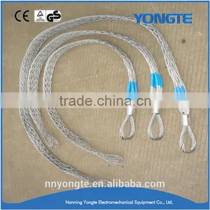 Stainless Steel Heavy Duty Mesh Wire Rope Cable Grip For Cable And Tube thumbnail-6
