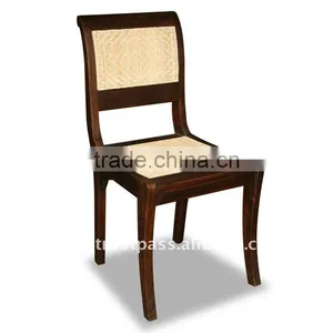 MOLLY SIDE CHAIR WITH RATTAN thumbnail-1