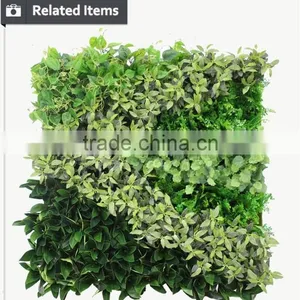 High Quality Artificial Vertical Garden Decor Cheap Green Plants Wall thumbnail-3