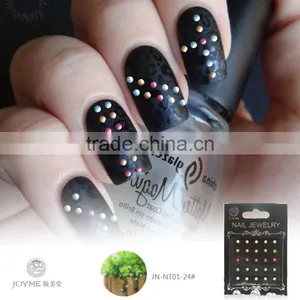 Pearl Nail Art Tips Sticker Decal Full Wraps DIY Decorations thumbnail-1