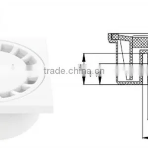 PVC Floor Drain GB Standard TY Factory Price Manufacturer Good Quality Fitting UPVC Rubber Joint Plastic Fitting for Drainage thumbnail-1