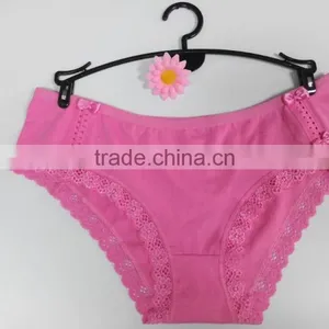Free Sample Lace Low-waisted Thermal Sexy Girl Panty Cotton Underwear for Adult Woman thumbnail-1