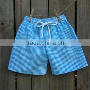 Wholesale Baby Girls Korean Style Baby Leggings Kids Pants Summer Fashion Blue Stripe Shorts thumbnail-3