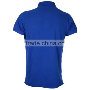Mens Mercerized Cotton Knit High Quality Polo Shirt thumbnail-1