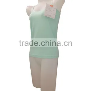 Nice Quality One Piece Women Singlet Straps Plain Underwear V-neck Ladies Camisole thumbnail-2